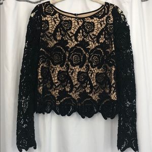 Nicole Miller lace top